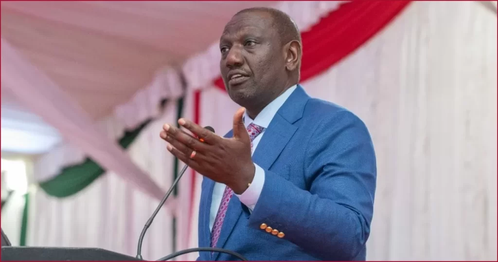 President William Ruto during a past function. PHOTO Courtesy