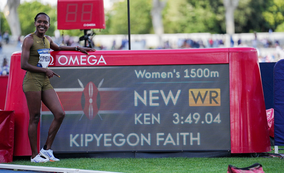 Faith Kipyegon Shatters Her Own 1500m World Record At Paris Diamond League News Hub Kenya 8274