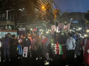 Medical Interns Brave Rain and Cold, Continue Vigil Outside Afya House Over Deployment Delays