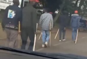 Tension is high in Kericho as armed men have been observed patrolling the town ahead of scheduled anti-government protests planned for Tuesday.