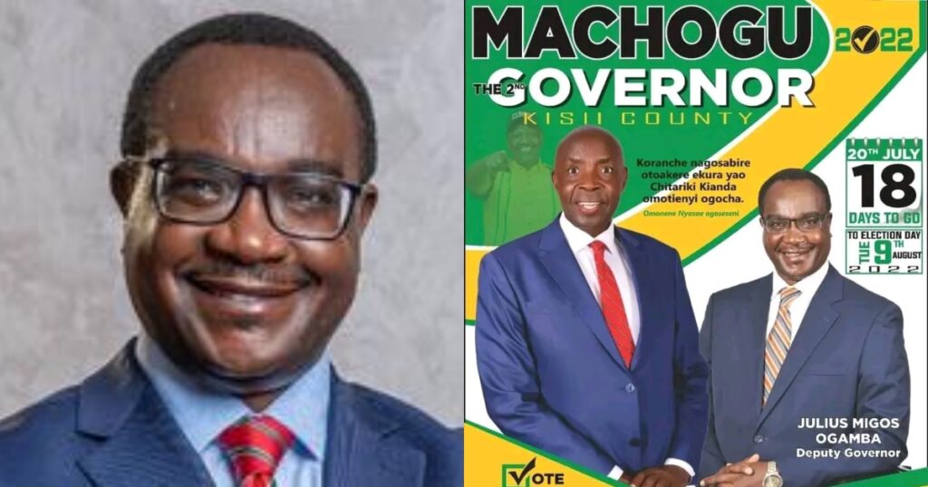 Former CS Machogu's 2022 running mate Julius Migos to succeed him as Education CS