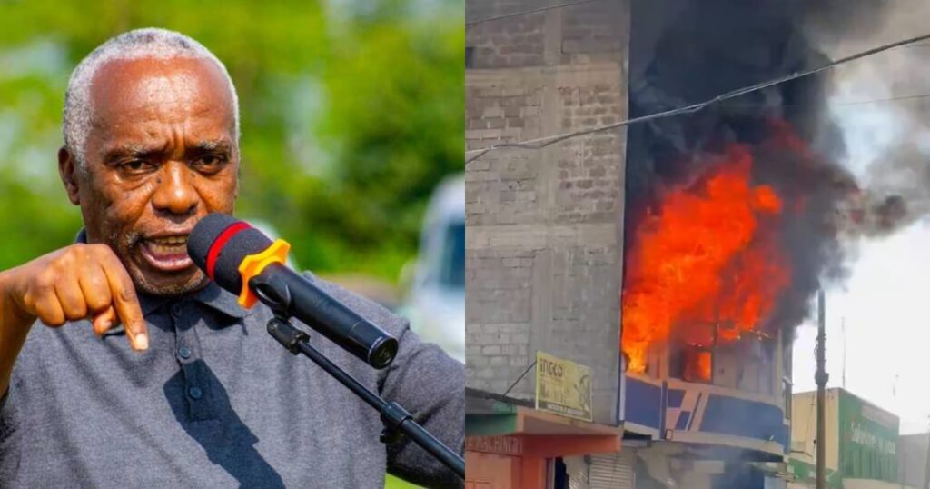 On June 25, Kapseret MP Wainaina Njoroge made a public plea for the return of stolen goods after his Chieni Supermarket in Nyeri was looted by angry youths.