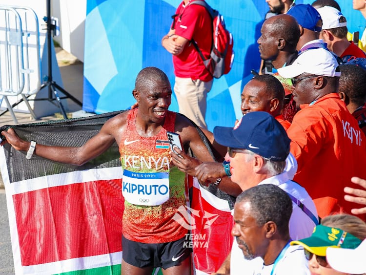 President Ruto Congratulates Benson Kipruto for Winning Bronze in Paris