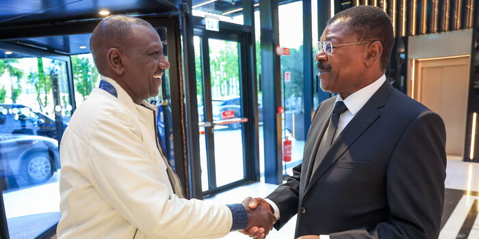 Ruto Lands in Rome Ahead of Pope Francis Burial