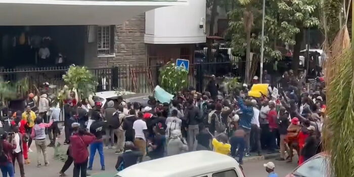 Tear Gas and Chaos in Nairobi CBD as Youth Protest Over Death of Albert Ojwang
