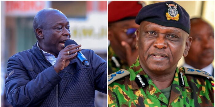 Breaking: Gachagua Demands IG Kanja’s Resignation