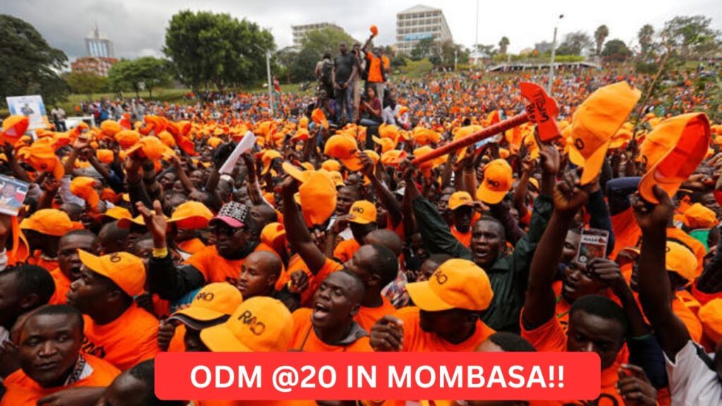 Shocked Ruto as Late Raila Odinga Attends ODM @20 Celebrations in Mombasa!