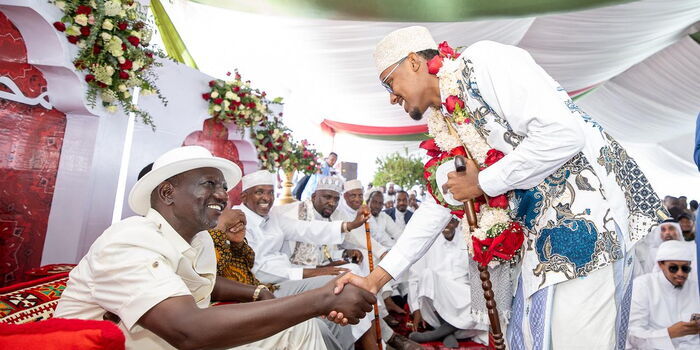 PHOTOS: Ruto Attends Wedding of NIS Chief Noordin Haji’s Son