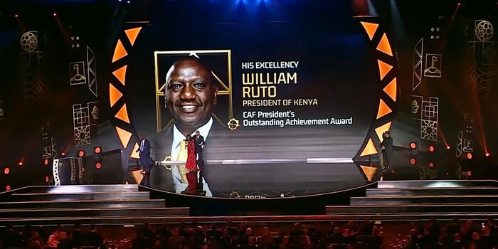 President Ruto Wins Prestigious Continental Award