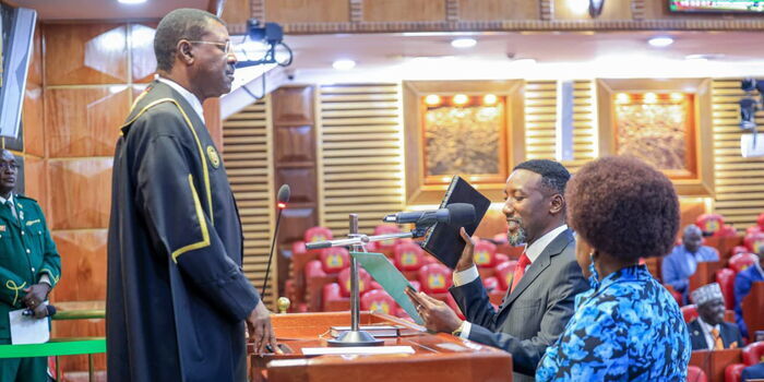Cheers as Wamuthende Sworn in as Member of Parliament