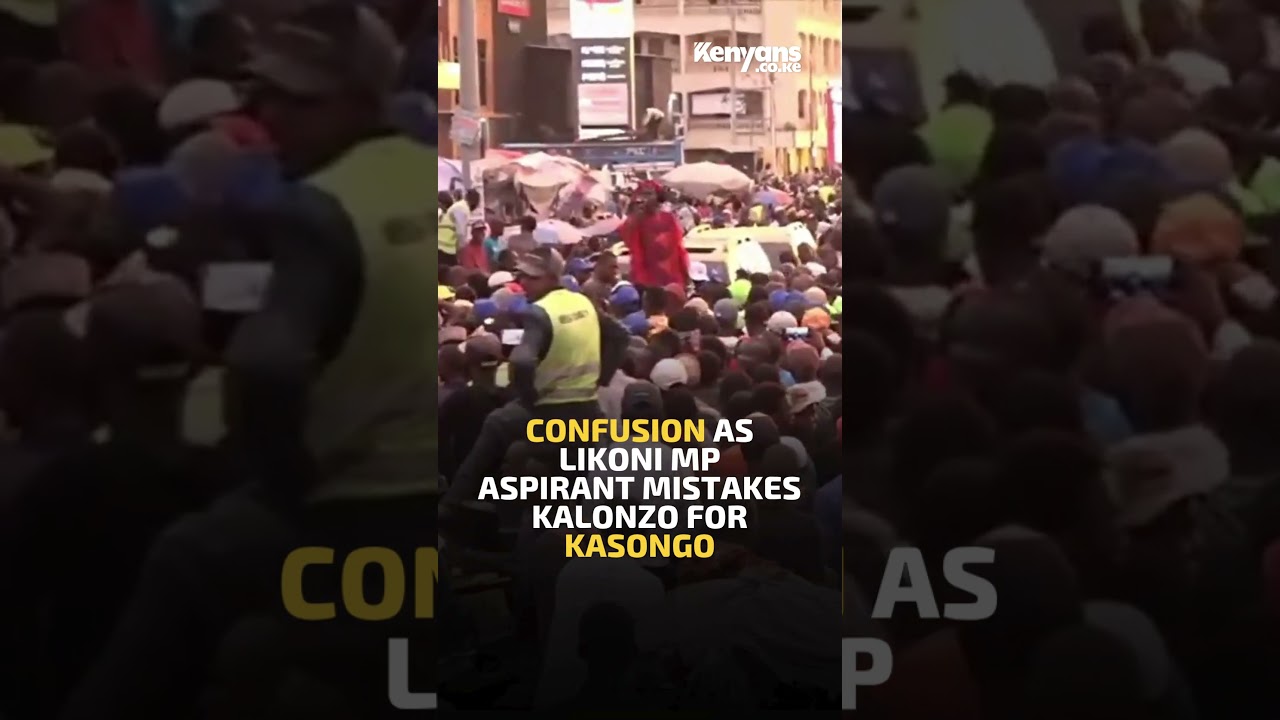 Confusion as Likoni MP Aspirant Mistakes Kalonzo for “Kasongo”