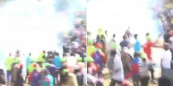 Panic as Police Fire Teargas at Gachagua Rally, Several Injured