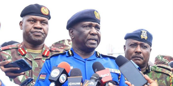 IG Kanja Risks 6-Month Jail Term Over Nairobi Barricades 